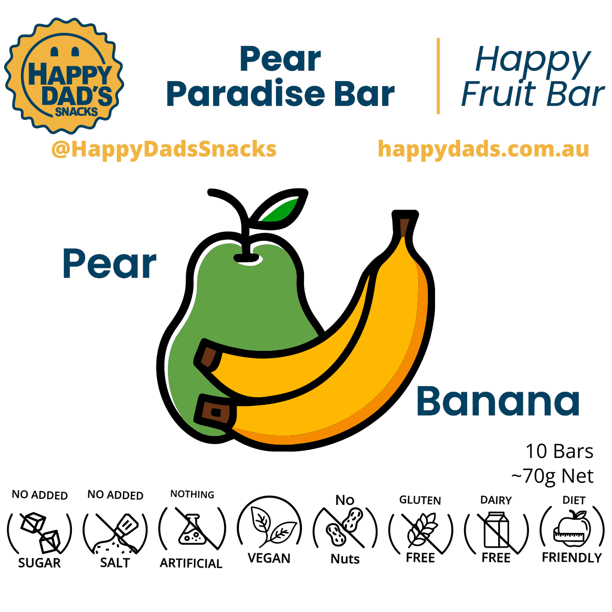 Pear Paradise Bar Label